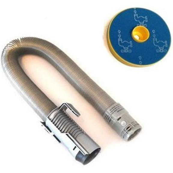 Replacement Part For TVP DC07 Bagless Upright Vacuum Cleaner Gray End Hose With 1pk Pre Motor Filter.