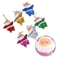 thumbnail image 3 of 6Pcs Gold Powder Six Colors Santa Claus Pendant Christmas Decoration Gifts, 3 of 9