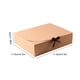thumbnail image 4 of Bearachild Cajas de regalo de 5 uds., caja de papel kraft/negro/blanco/rojo para embalaje, regalo de fiesta de San Valentín, caja de dulces, cajas de Kits de decoración para fiestas Amarillo S Bearachild HA005885-10, 4 of 6