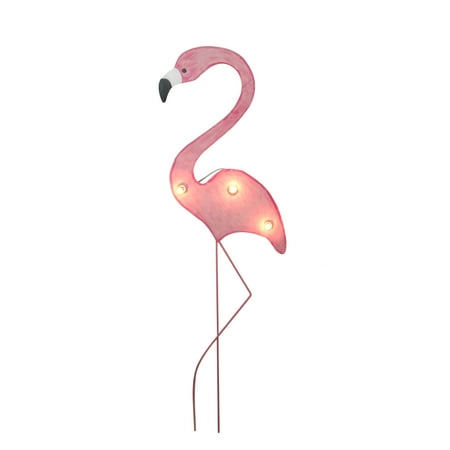 41 Tropical Lighted Pink Flamingo Outdoor Decoration 41 Tropical Lighted Pink Flamingo Outdoor Decoration