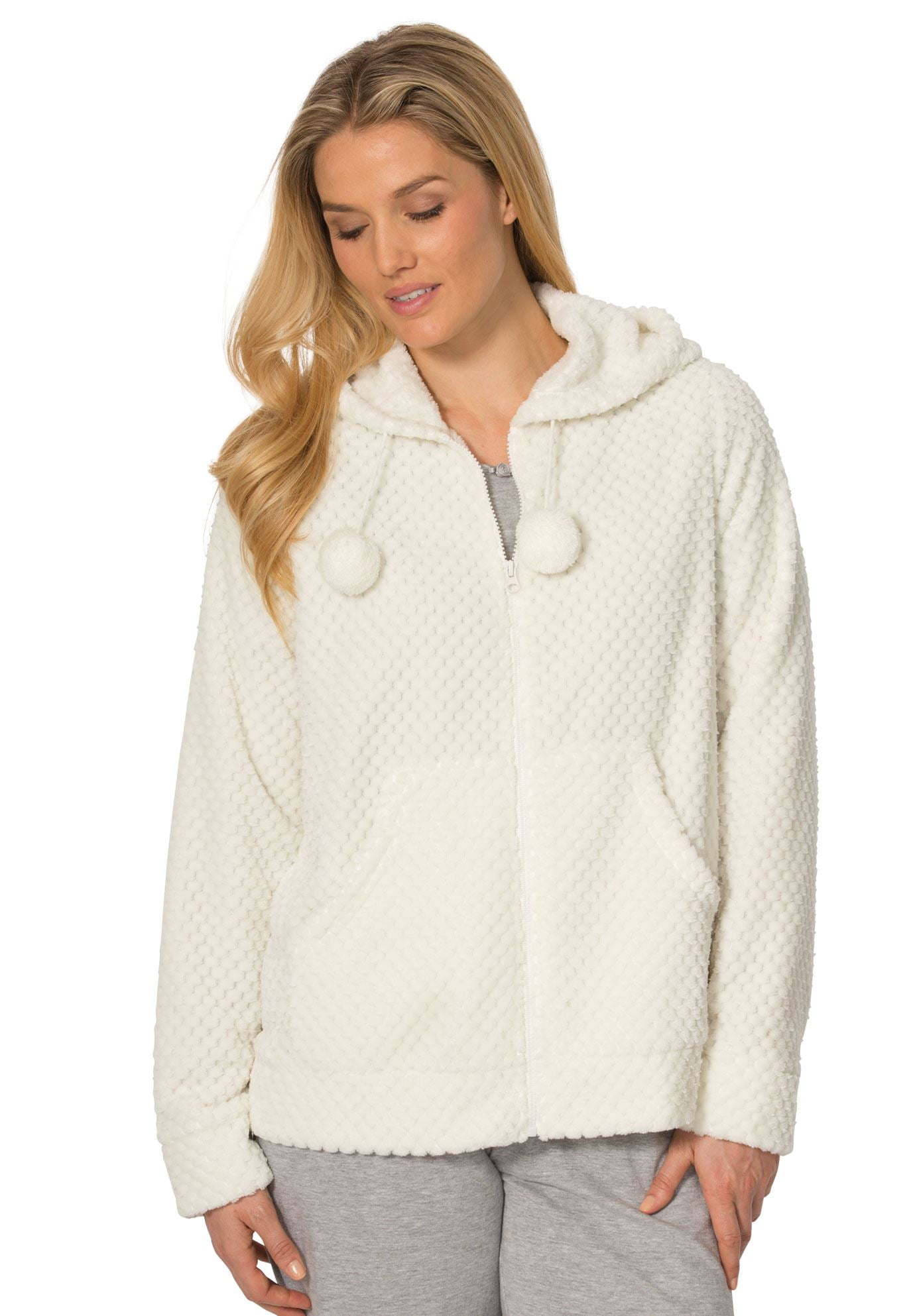 hooded bed jacket