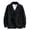 Black, variant on Vedolay Mens Jackets Casual Button Down Jackets Long Sleeve Coats with Pockets Black,XL