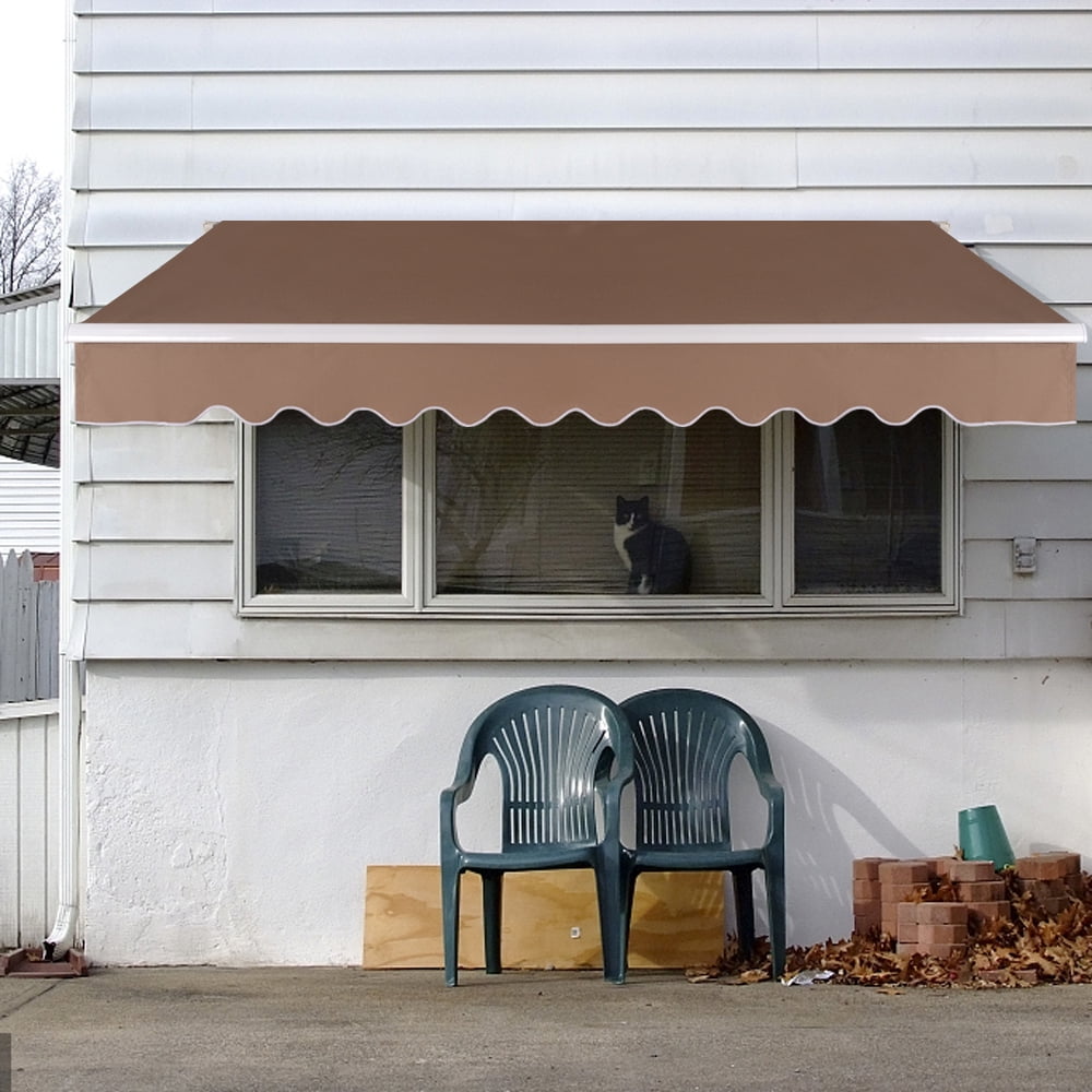 Kadyn Retractable Awning, Outdoor Sunshade Canopy Awning, UV Protection, Door Awning for house decoration, Sand Color Kadyn Retractable Awning, Outdoor Sunshade Canopy Awning, UV Protection, Door Awning for house decoration, Sand Color