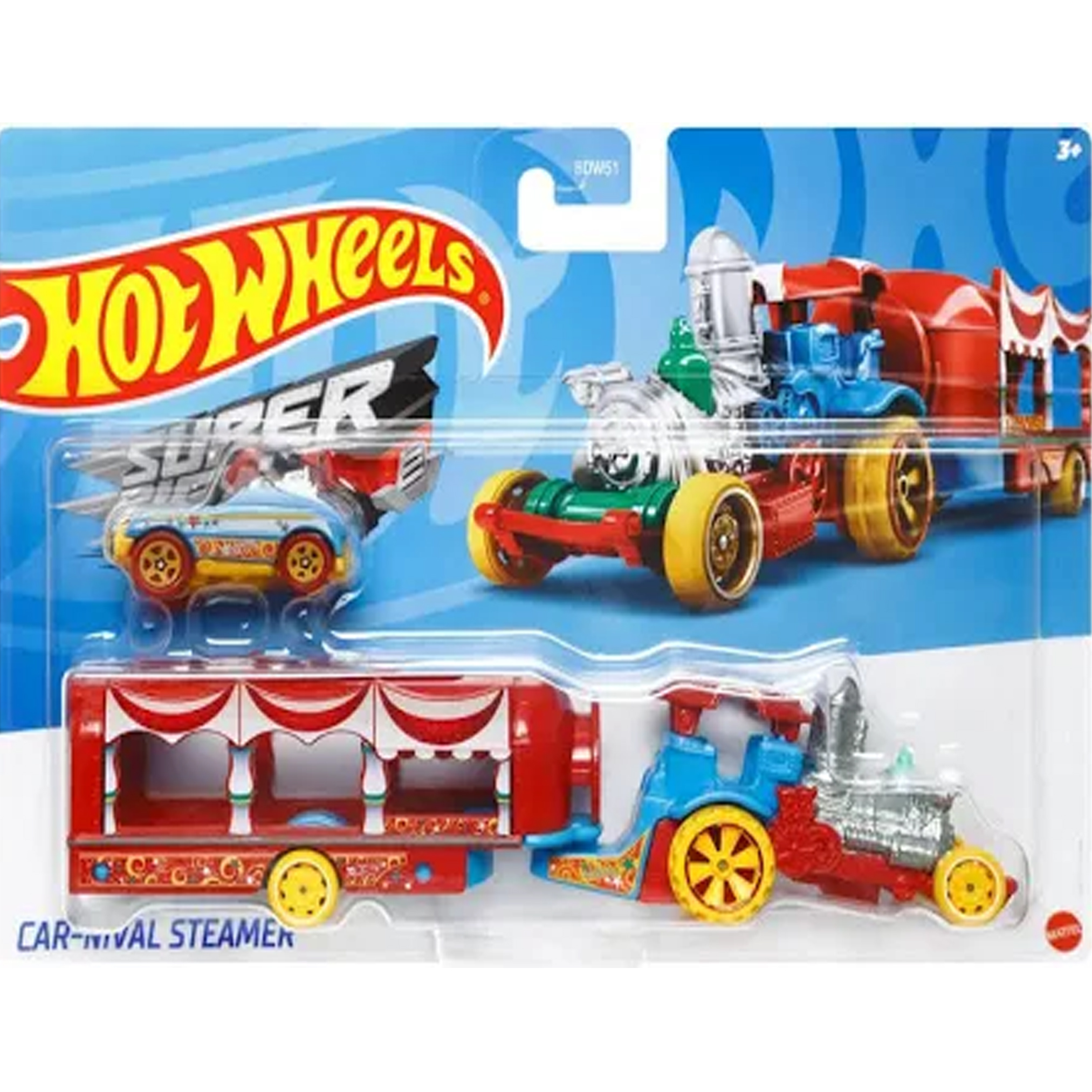 Hot Wheels Super Rigs CarNival Steamer Diecast Car
