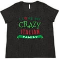 thumbnail image 3 of Inktastic Italian Family Heritage Women's Plus Size T-Shirt, 3 of 5
