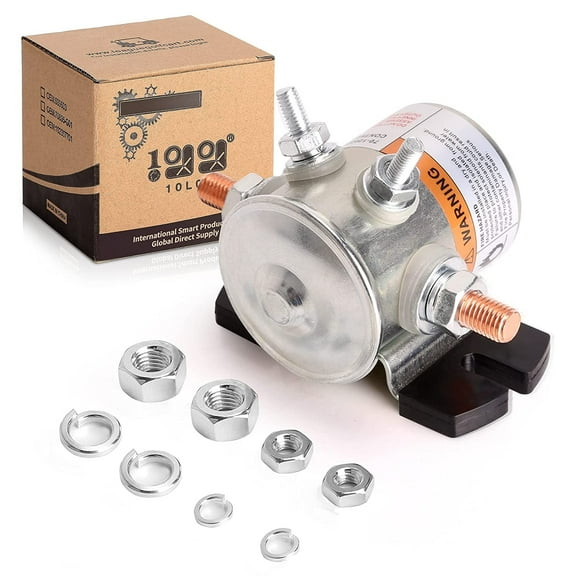 10L0L 36 Volt Starter Solenoid for EZGO Golf Cart, 70 Series Continuous Duty Solenoid Relay OEM# 27855G01, 11761G1, 27855G02, 31680G1, 3016