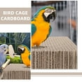 thumbnail image 7 of Soimiss Bird Perch Platform Cardboard Sturdy Easy Clean Parrot Stand Light Brown, 7 of 7