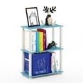 thumbnail image 2 of Furinno Turn-S-Tube 3-Tier Square Tube Display Shelf, Light Blue/White, 2 of 5