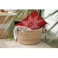 thumbnail image 2 of 20" x 14" Simply Daisy Snowflake Polyester Indoor/Outdoor Pillow, Bright Red (1 Count), 2 of 4