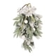 thumbnail image 1 of Arco de boda con flores nevadas, letreros de bienvenida para bodas con flores artificiales para decoración de puertas, decoración de bodas económica, 1 of 5