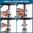 thumbnail image 5 of Uxcell Fix Sinking Office Chair Office Chair Saver Set with Leather Pad and Wrench, 5 of 6
