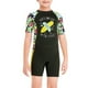 thumbnail image 2 of Niños con traje de baño Nadar Ropa de surf engrosada Ropa de surf Kid Traje mojado Desgaste de buceo con mangas cortas para piscina de playa con gris M Inevent OD003684-02, 2 of 7