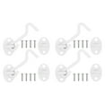 thumbnail image 1 of Miangastore Loquet de Porte Intérieur Design Simple Carré 4 Pcs 3.54x1.57x1.06 Po, 1 of 8