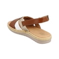 thumbnail image 4 of Sandalias Mujer Flexi Piel Cómodas Huaraches Ligeros cafe 24.5 Flexi 100224, 4 of 5