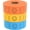 Orange/Yeow/Bue, variant on 1500 Raffe Tickets Ro, 3 Assorted Coors, 1x2 Inch Smie Ticket for Events, Entry, Cass Reward, Parties, Giveaways & Prizes (Yeow, Orange, Bue)