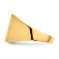 thumbnail image 3 of 14k Yellow Gold Polished Mens Signet Ring Size 10 Ring for Men - 4.8 Grams, 3 of 6