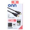 thumbnail image 6 of onn Ultra High Speed 8K UHD HDMI Cable, Black, 3', 6 of 7