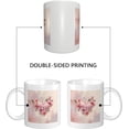 thumbnail image 2 of Valentines Hot Drinks Coffee Mug Gift Flower Love Heart Vintage Romantic Pink And White Ceramic Unspillable Reusable Insulated School Family Pantry Office Mug Anniversary Decorative 11 Ounce, 2 of 6