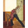 thumbnail image 2 of Wyatt Jr., Norman 15x18 Black Ornate Wood Framed with Double Matting Museum Art Print Titled - Dance I, 2 of 4