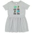 thumbnail image 3 of Inktastic Earth Day Plant a Tree Save the Bees Save the Seas Love Your Mother Earth Girls Toddler Dress, 3 of 5