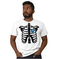 thumbnail image 6 of Skeleton Rib Cage Cute Set His Hers Men's Graphic T Shirt Tees Brisco Brands L, 6 of 7