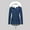 Dark Blue, variant on Turilly Winter Coats for Women Women's Winter Solid Color Thickened Plush Collar Coat Cotton Jacket Warm Plush Coat