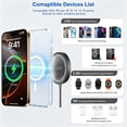 thumbnail image 2 of Magnetic Wireless Charger 2 Pack,15W Fast Magnetic Charging Charger Pad Compatible for iPhone17/ 16/15/14/13/12 Pro Max Plus, Strong Magnet Charging Pad with USB-C Cable, 2 of 10