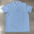 thumbnail image 5 of Fnnxeal Mens Polo Shirts Short Sleeve Button Lightweight Summer Collared Casual Light Blue Polo Shirts for Men Size M, 5 of 6