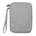 thumbnail image 1 of Graflsoa Compact Travel Organizer for Electronics - Waterproof Nylon Pouch for Chargers, Cables, Watches & Accessories, Grey, 1 of 7