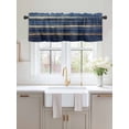 thumbnail image 2 of Valances for Windows Abstract Golden Rod Pocket Cafe Window Treatments Valance Curtains for Kitchen Bathroom Laundry Basement Windows 54"x18", 2 of 9