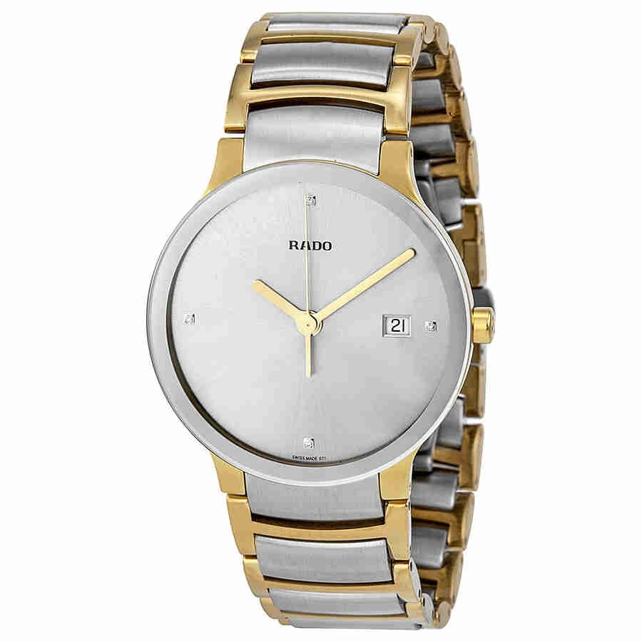 Rado Rado Centrix Jubile Silver Dial Twotone Mens Watch R30931713