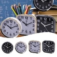 thumbnail image 4 of Creative square alarm clock Student circular bedside clock alarm clock, 4 of 7