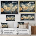 thumbnail image 4 of Designart "White Teal Dandelion Euphony II" Floral Canvas Wall Art, 4 of 5