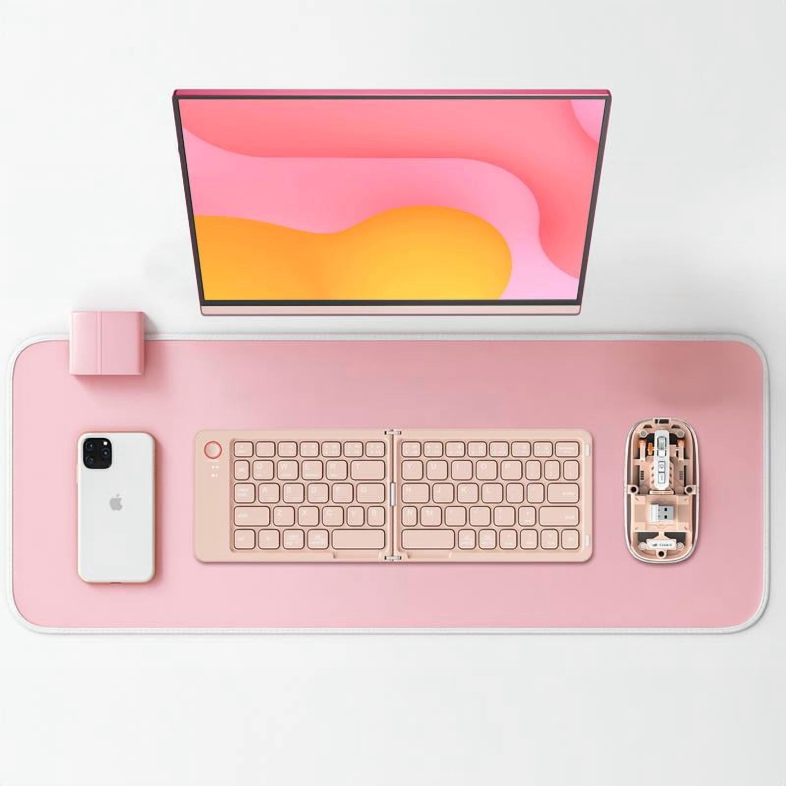 Foldable Bluetooth Keyboard, Ultra-Thin Portable Wireless Keyboard with Backlit, Lightweight for Laptop, iPad, iPhone, Android, Windows, Mac