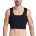 thumbnail image 4 of VONKY Men Chest Shape Vests Male Control Breast Gynecomastia Professional Slimming Tank Top Correct Corset Compressing Compression No.2, 4 of 9