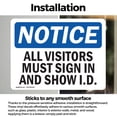 thumbnail image 3 of (2 Pack) All Visitors Must Sign, 3 of 7