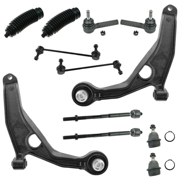 Front Control Arm Ball Joint Sway Bar Link Tie Rod Steering Suspension Kit 12pc PSA50222 Fits select: 2009-2020 DODGE JOURNEY