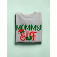 thumbnail image 3 of Mommy Elf Phrase Sweatshirt Women -Image by Shutterstock, Female x-Large, 3 of 4