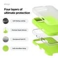 thumbnail image 4 of Funda de teléfono Elago compatible con iPhone 16 Pro, color verde lima, 4 of 8