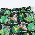 thumbnail image 4 of KAUOD Toddler Boys Dinosaurs Jogger Shorts,Summer Stretch Active Short Pants Kids Casual Pull-On Sport Shorts, 4 of 8