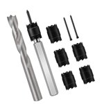 HSS Spot Weld Cutter Set Drill Bit Sheet Hole Cutter Remover Power Tools Metal Hole Cutter High Strength for Power Drill Welding 9PCS