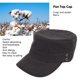 thumbnail image 3 of Gorra plana portátil ajustable simple de algodón retro casual ANGGREK para hombres y mujeres, 3 of 8