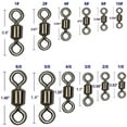 thumbnail image 5 of Rolling Barrel Fishing Swivel Black Nickle Fishing Hook Line Connector Fishing Tackle Accessories 30LB to 335LB, 5 of 7