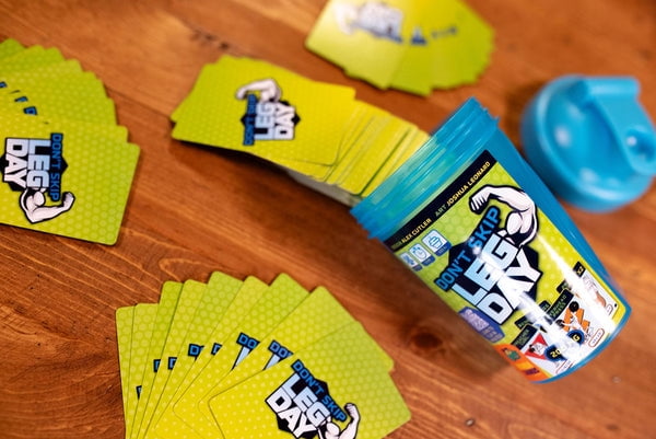 Don't Skip Leg Day Family Card Game for Ages 8 and up, from Asmodee