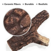 ATR ART to REAL 9 Pcs Fake Gas Fireplace Logs,Ceramic Wood Log Sets for Indoor or Outdoor Fire Pit