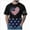 Mshirt395-Black, variant on UAYOTSE Men's American Flag Print Short Sleeve T-Shirt Independence Day July 4th Patriotic Top,Sizes 3XL
