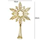thumbnail image 3 of Adorno para árbol de Navidad con purpurina dorada y estrella hueca en 3D con copos de nieve, colgante para árbol de Navidad, decoración para el hogar, Año Nuevo, suministros para regalos de fiesta, 3 of 5