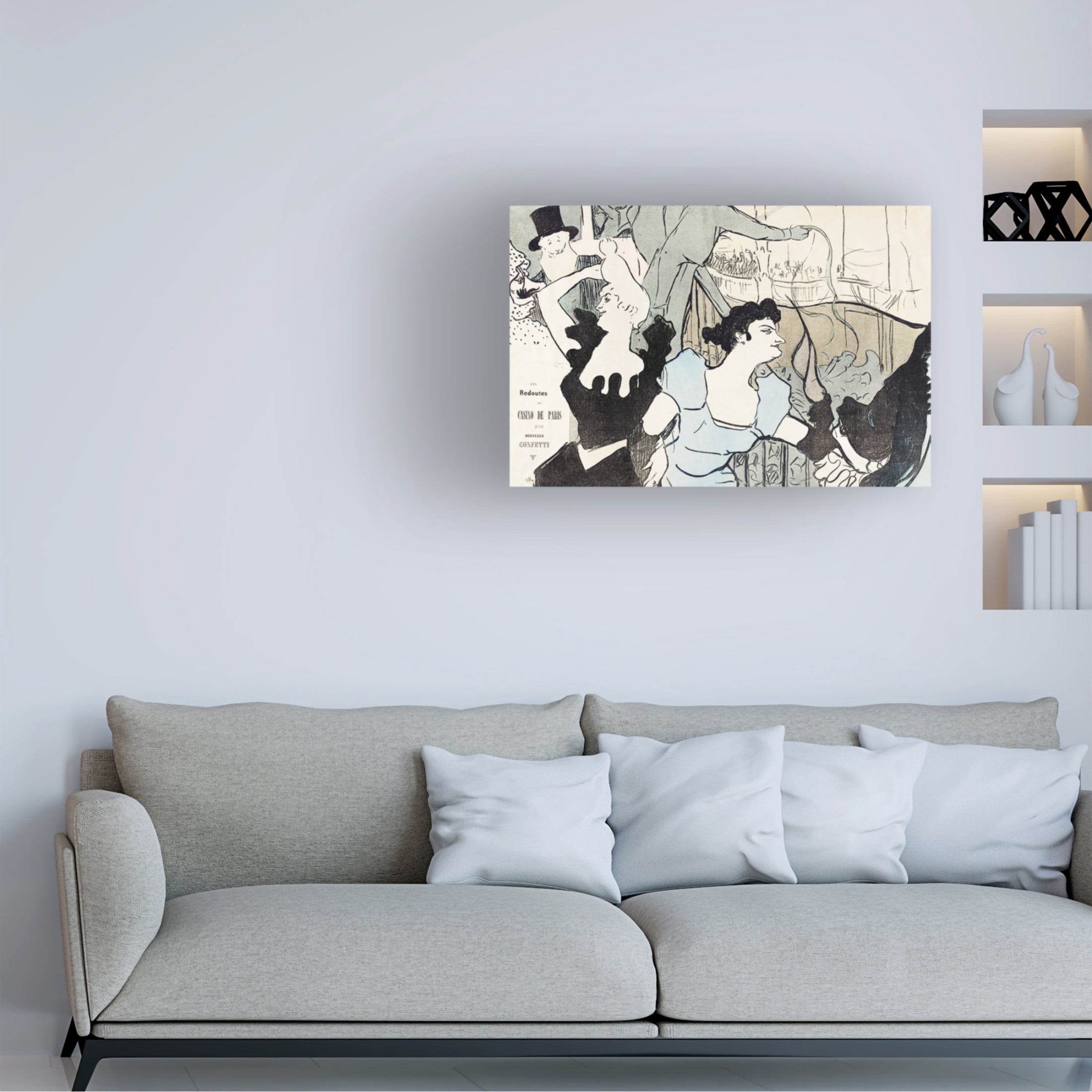 Trademark Fine Art Pictufy Les Reodutes Du Casino De Paris1892 Canvas Wall Art