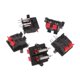 thumbnail image 1 of 5pcs Double Row 4 Position Cable Clip Push Type Speaker Terminal Panel Connector, 1 of 4