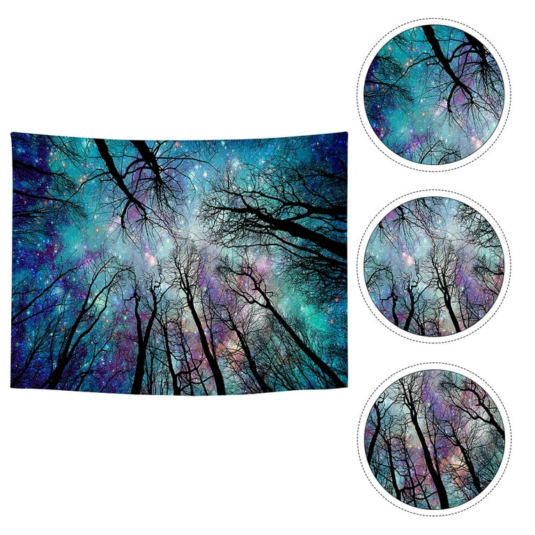 1Pc Creative Tapestry Starry Scenery Background Wall Hanging Cloth Hanging Decor